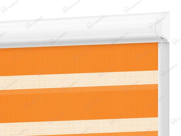 Roleta SWING PREMIUM - deň a noc - látka Bahama 1802 - oranžová