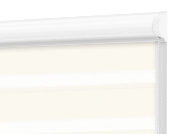 Roleta SWING PREMIUM - deň a noc - látka Zakynthos 03 - slonová kosť