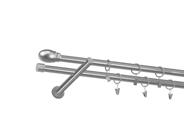 Garniža 19x19mm - 2rady - BELUNO - satin