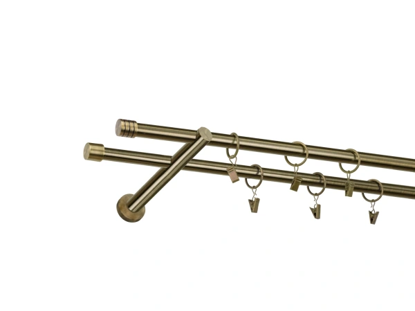 Garniža 16x16mm - 2rady - RADIATOR - antik