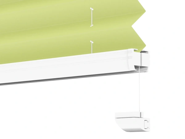 Plisé rolety LUX - látka Fresh lime 11193 - BLACKOUT (zatemňujúca) 8