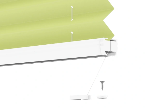 Plisé rolety LUX - látka Fresh lime 11193 - BLACKOUT (zatemňujúca) 7