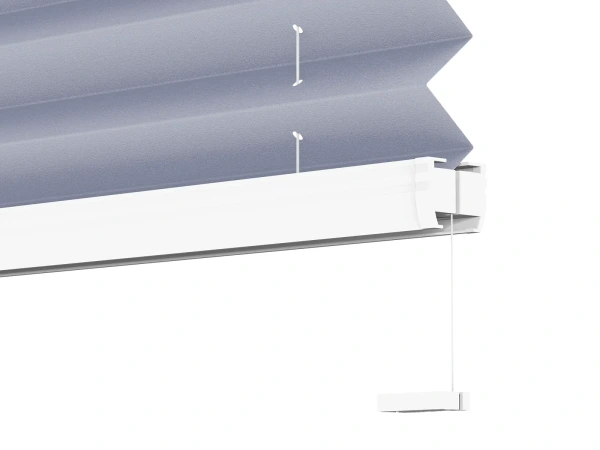 Plisé rolety LUX - látka Danish blue 11070 - PEARL 6