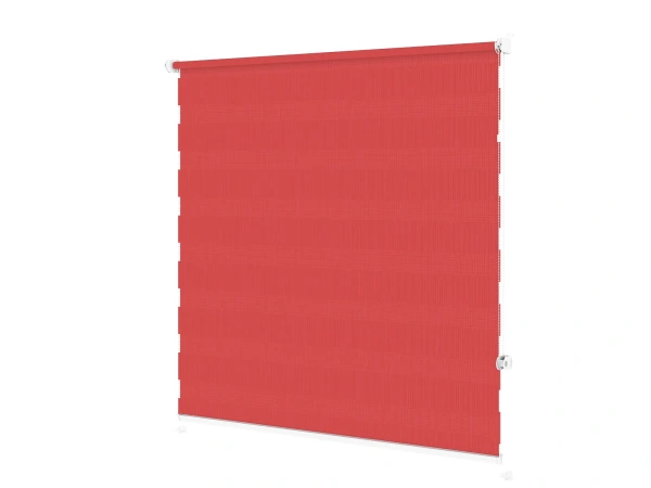 Roleta MINI - deň a noc - látka Bahama 1804 - červená 2