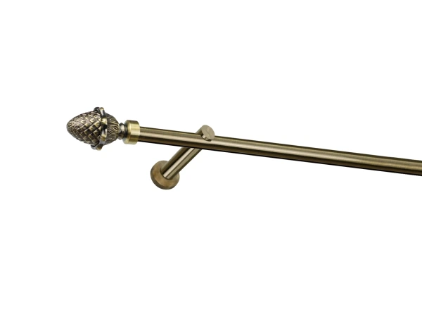 Garniža 19mm - drážková tyč - 1rad - ŽALUĎ - antik 1