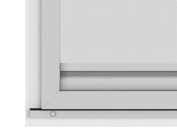 Siete proti hmyzu na DVERE - posuvné - SIVÁ - RAL 9006 - bez priečky 8