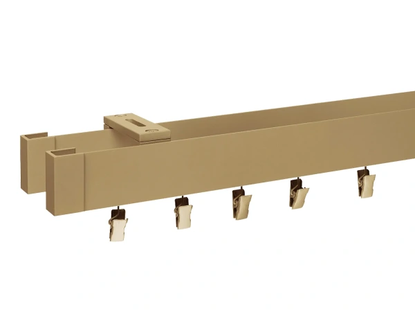 Garniža MODERN 2-drážková - do stropu - odtieň PATINA 1