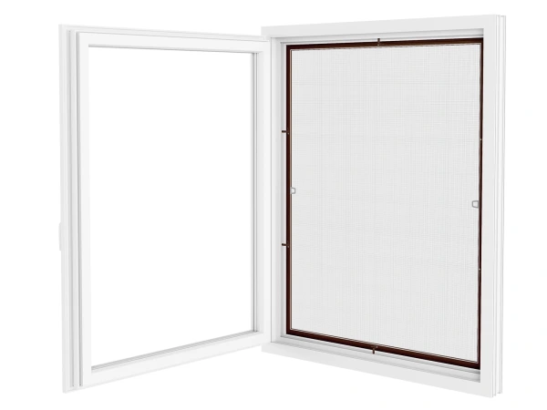 Siete proti hmyzu na OKNO - pevné - ORECH drevoimitácia 2