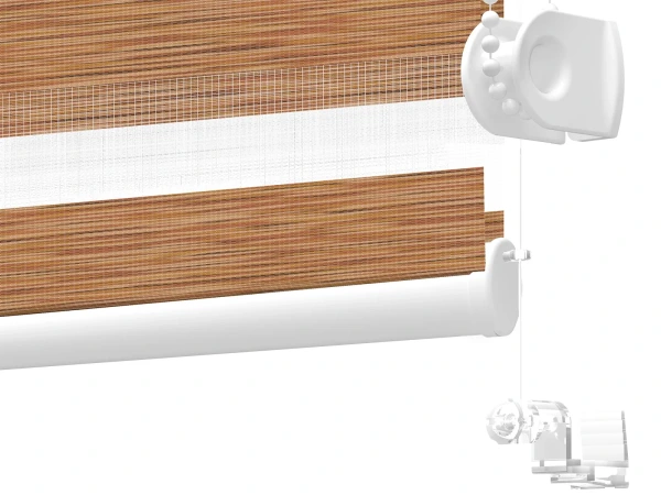Rolete MINI+ zi-noapte - material Mauritius 65 - maro (stejar auriu) 4