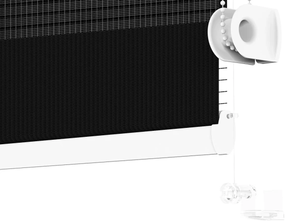 Roleta MINI - deň a noc - látka Zakynthos 10 - čierna 4