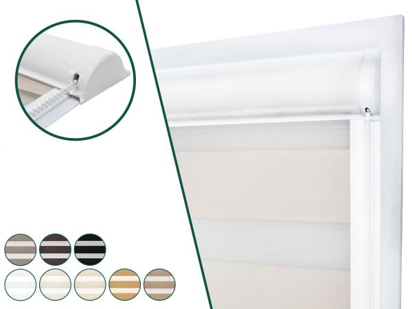 Roleta SWING LITE - deň a noc - látka MIAMI