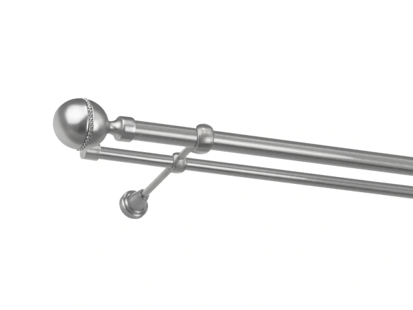 Garniža 25x16mm - 2rady - KALISTO CRYSTAL - satin 1