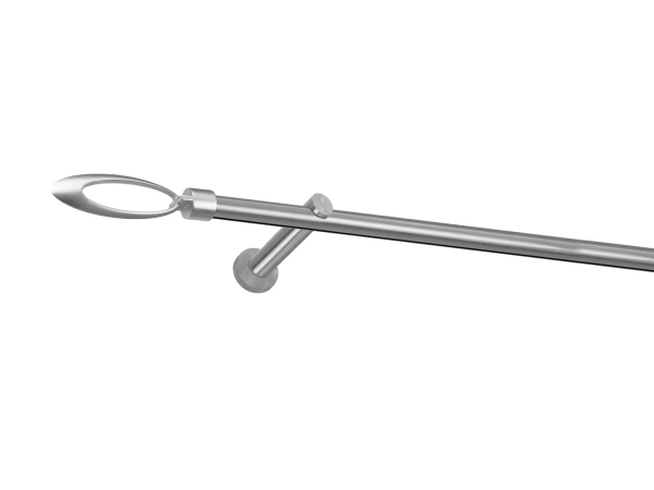 Garniža 19mm - drážková tyč - 1rad - VENEZIA - satin 1