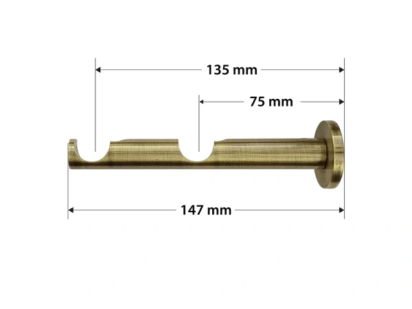 Garniža 19x19mm - 2rady - VENEZIA - antik 3