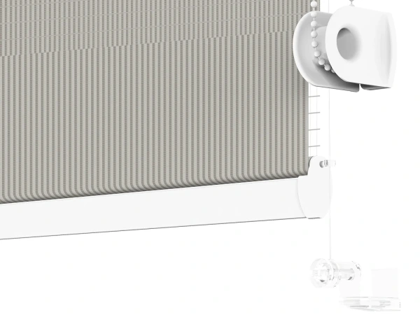 Roleta MINI - deň a noc - látka Bahama 1806 - sivá 4