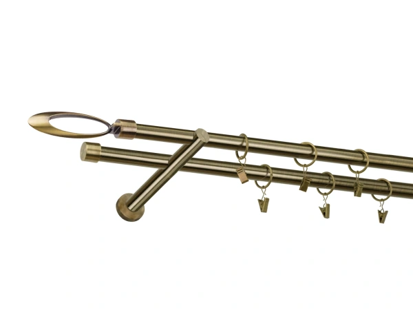 Garniža 19x19mm - 2rady - VENEZIA - antik