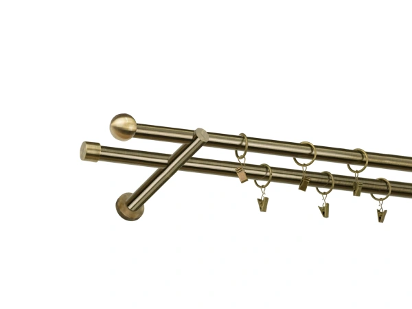 Garniža 19x19mm - 2rady - BOLOGNA - antik