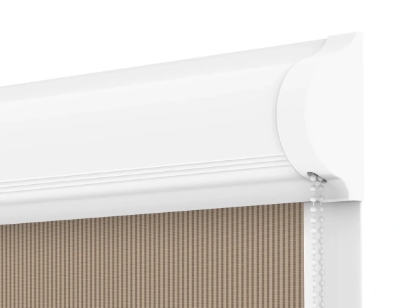 Roleta SWING LITE - deň a noc - látka Miami 1306 - sivo hnedá 3