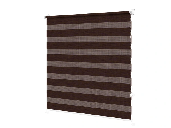 Rolete MINI+ zi-noapte - material Mauritius 66 - maro închis (wengé) 2