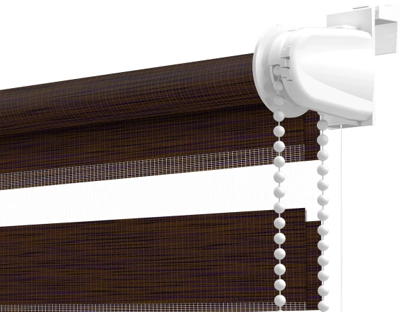 Rolete MINI+ zi-noapte - material Mauritius 66 - maro închis (wengé) 3