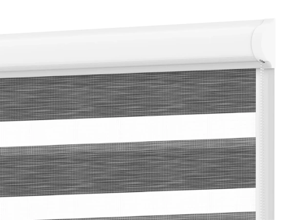 Roleta SWING LITE - deň a noc - látka Maurícius 70 - antracit