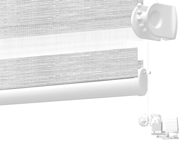 Rolete MINI+ zi-noapte - material Mauritius 67 - gri-alb 4