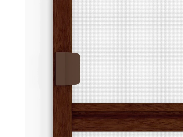 Siete proti hmyzu na DVERE - posuvné - ORECH - drevoimitácia - s priečkou 5