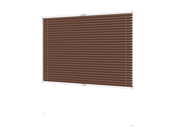 Plisé rolety LUX - látka Woody brown 11056 - PEARL 2