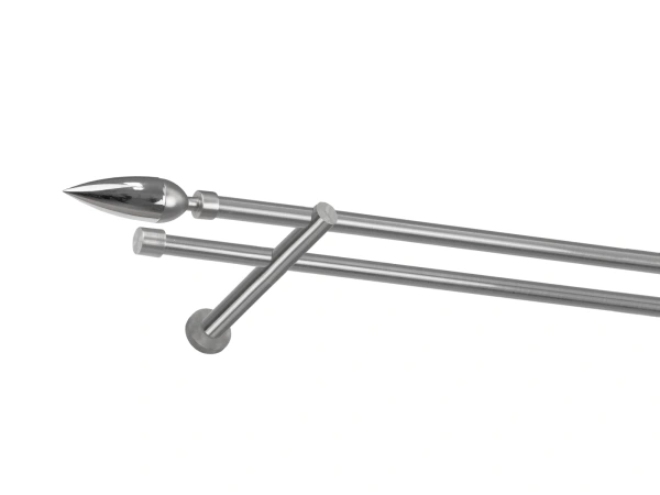 Garniža 16x16mm - 2rady - LINEA - satin 1