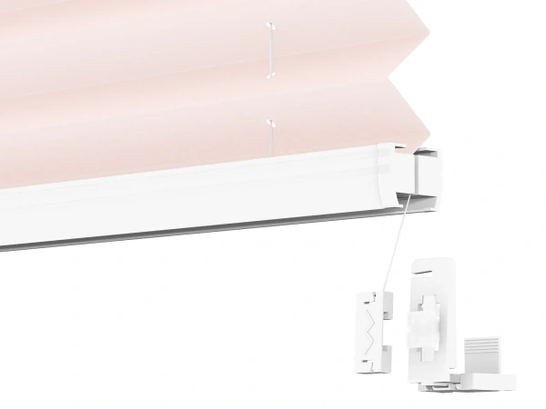 Plisé rolety LUX - látka Lovely rose 11073 - PEARL 5