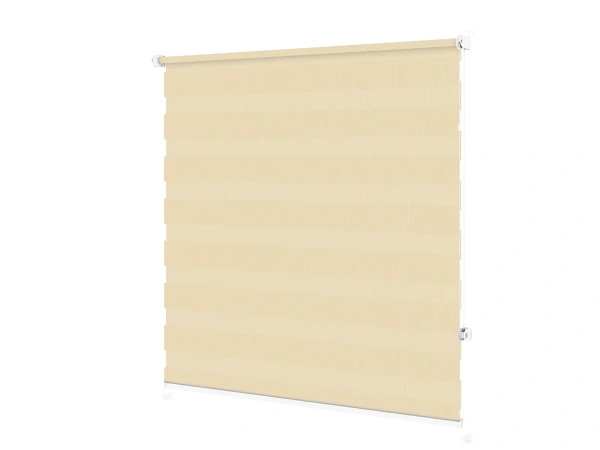 Roleta MINI - deň a noc - látka Miami 1303 - biela káva 2