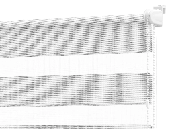 Rolete MINI+ zi-noapte - material Mauritius 67 - gri-alb
