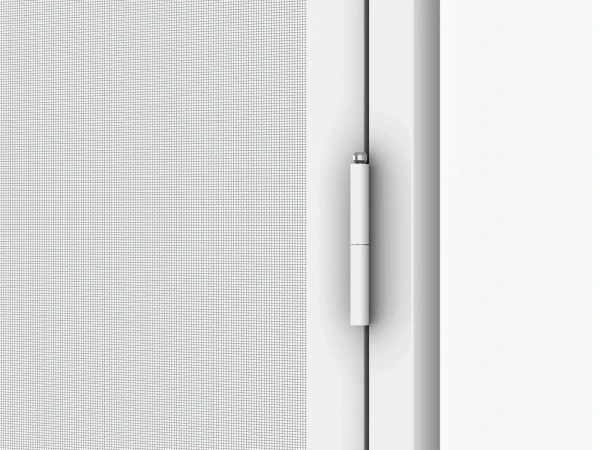 Siete proti hmyzu na DVERE - pántové v ráme SMART - BIELA - RAL 9016 - bez priečky 8