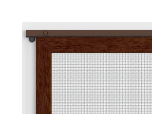 Siete proti hmyzu na DVERE - posuvné - ORECH - drevoimitácia - s priečkou 6