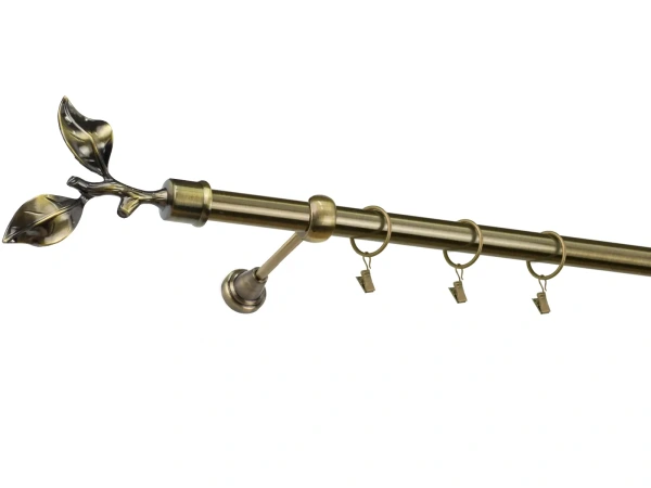 Garniža 25mm - 1rad - LIST ROSE - antik