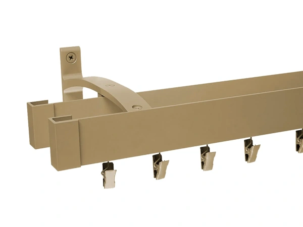 Garniža MODERN 2-drážková - na stenu - odtieň PATINA 1