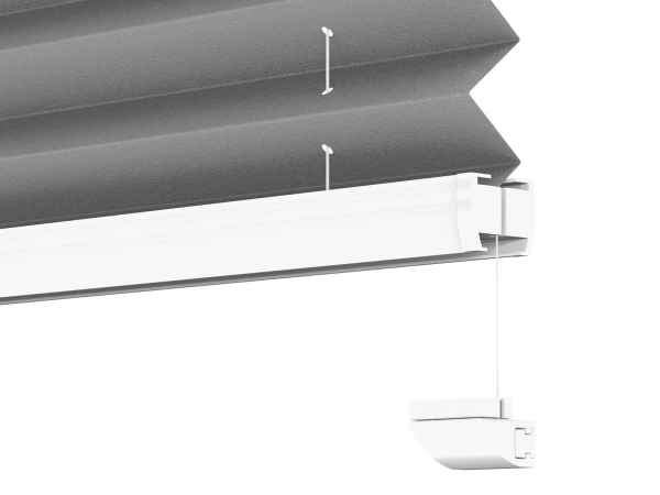 Plisé rolety LUX - látka Asphalt 11066 - PEARL 8