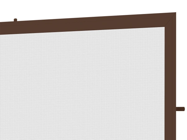 Siete proti hmyzu na OKNO - pevné - TMAVOHNEDÁ - RAL 8019 5