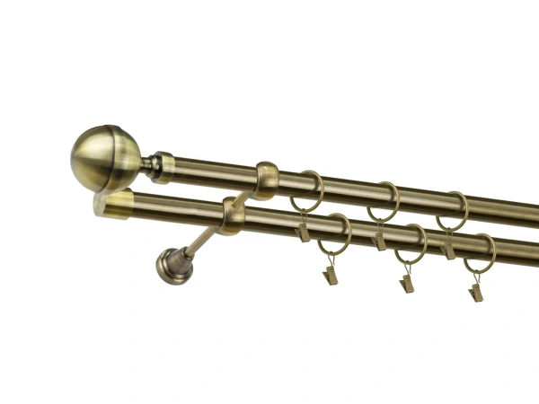 Garniža 25x25mm - 2rady - KALISTO - antik