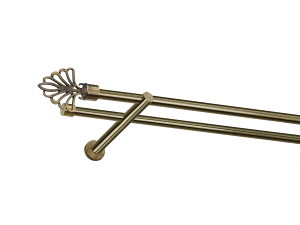 Garniža 16x16mm - 2rady - MODERN - antik 1