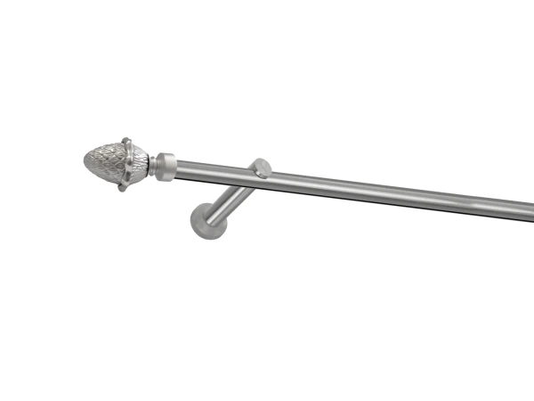 Garniža 19mm - drážková tyč - 1rad - ŽALUĎ - satin 1