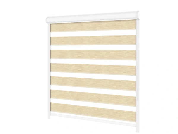 Roleta SWING LITE - deň a noc - látka Maurícius 63 - svetlo žltá (borovica) 1