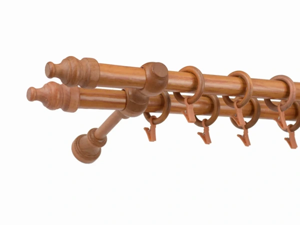 Garniža drevená 28x28mm dvojradová - JELŠA