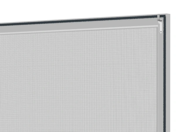 Plase anti-insecte pentru FERESTRE DIN ALUMINIU - fixe - SPRING - GRI - RAL 9006 3