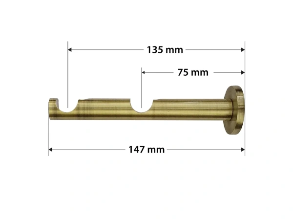 Garniža 16x16mm - 2rady - BELUNO - antik 3