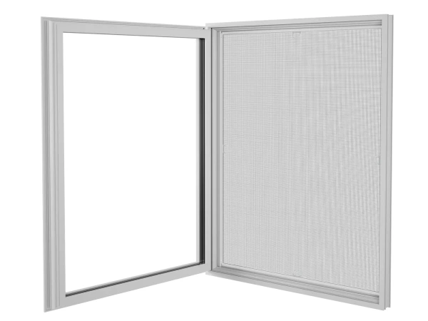 Plase anti-insecte pentru FERESTRE DIN ALUMINIU - fixe - SPRING - GRI - RAL 9006 5
