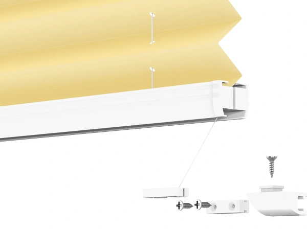 Plisé rolety LUX - látka Lemon fizz 11067 - PEARL 9