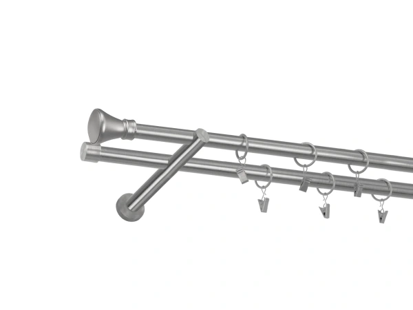 Garniža 19x19mm - 2rady - KOLOSEO - satin