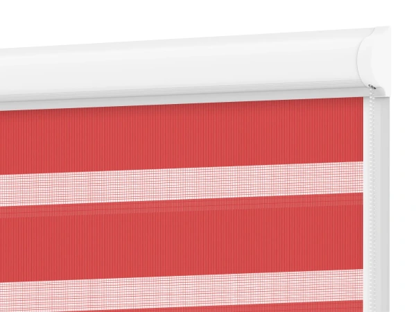 Roleta SWING LITE - deň a noc - látka Bahama 1804 - červená