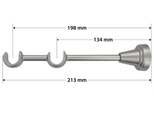 Garniža 19x19mm - 2rady - KOLOSEO - satin 4